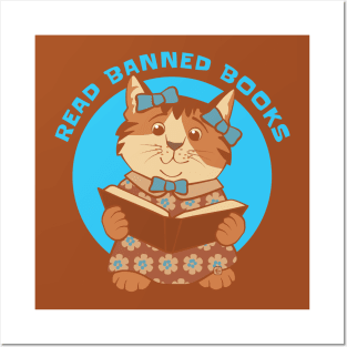 Read Banned Books Kitten Posters and Art